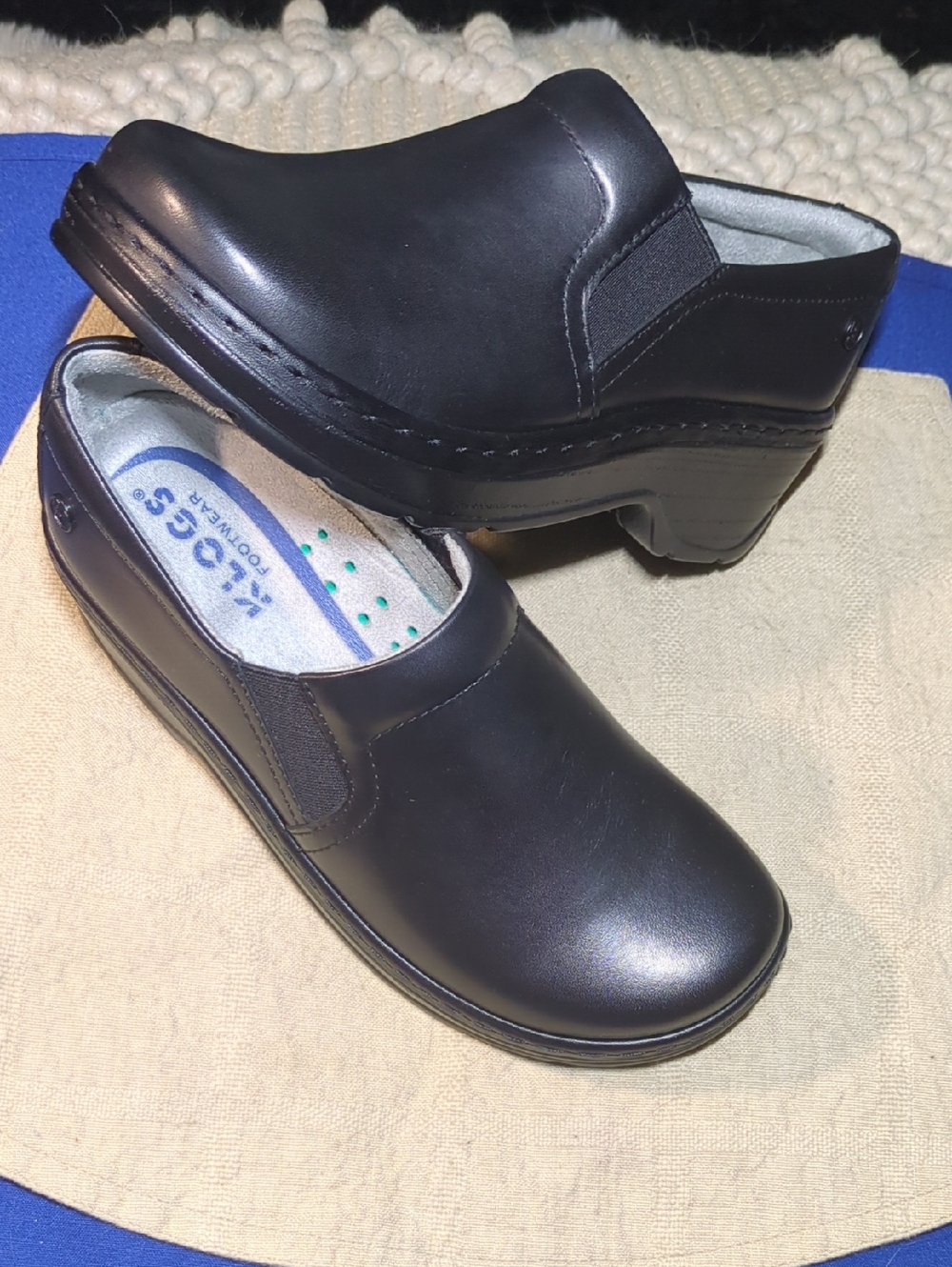 Klogs Black Clogs with Teal Logo Accents Great For Working NOW ONLY $55